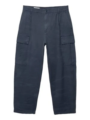 Bojówki PULL&BEAR niebieski