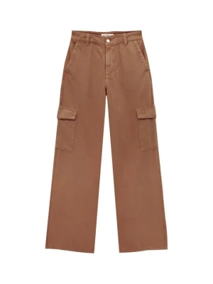 Bojówki PULL&BEAR jasnobrązowy melanż