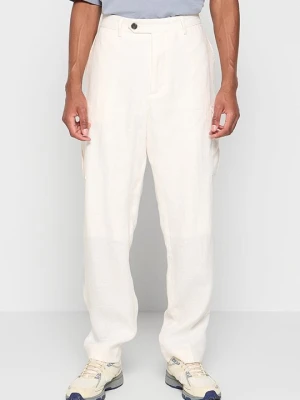 Bojówki Tommy Hilfiger mleczny