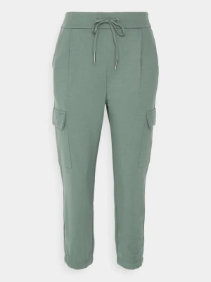 Bojówki Vero Moda ciemnozielony
