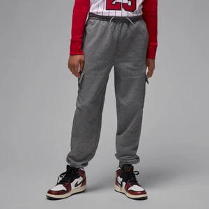 Bojówki z dzianiny dla dużych dzieci Jordan My Brooklyn Essentials - Szary