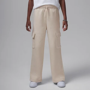 Bojówki z dzianiny dla dużych dzieci Jordan Y2K - Brązowy