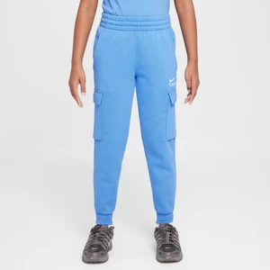 Bojówki z dzianiny dla dużych dzieci Nike - Niebieski