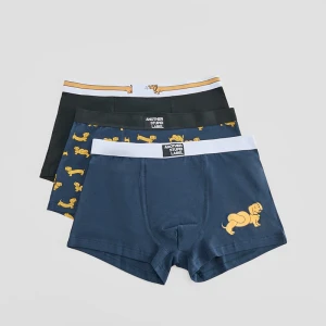 Bokserki 3-pak z motywem jamników House