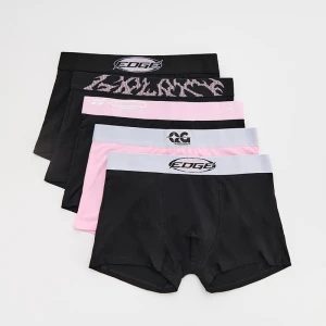 Bokserki 5-pak z nadrukami na taśmie House