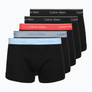 Bokserki Calvin Klein LV00NB1897 Trunk 5 par black bodies w/black/misty grey/purple