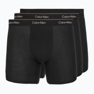 Bokserki Calvin Klein LV00NB4394 Brief 3 pary black w/heavenly iris logo/black w