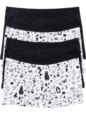 Bokserki damskie (4 pary) bonprix
