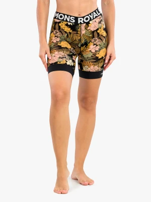 Bokserki damskie Mons Royale Enduro Bike Short Liner - floral camo