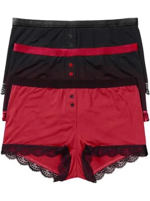 Bokserki damskie z mikrofazy (3 pary) bonprix