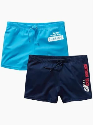 Bokserki kąpielowe (2 pary), zrównoważony materiał bonprix