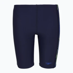 Bokserki kąpielowe chłopięce Speedo Plastisol Placement Jammer Peacoat / Deepsapphire Granatowy