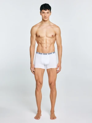 Bokserki męskie bawełniane białe Aragon 101 BIG STAR