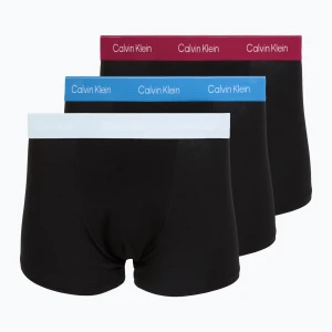 Bokserki męskie Calvin Klein LV00NB4286 Relaxed Fit Trunk black bodies w / poseidon blue / plein