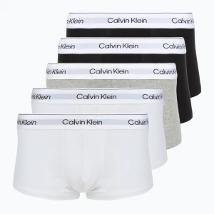 Bokserki męskie Calvin Klein LV00NB4390 Low Rise Trunk 5 par black / white / white / black / white