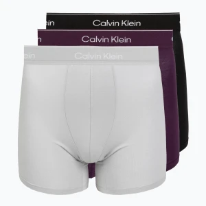 Bokserki męskie Calvin Klein LV00NB4394 Brief black / harbor mist / dark purple w / dt