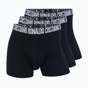 Bokserki męskie CR7 Basic Trunk 3 pack black