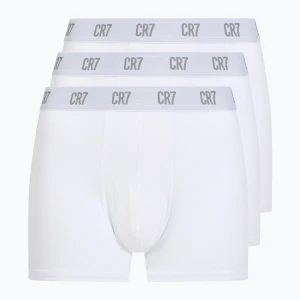 Bokserki męskie CR7 Basic Trunk 3 pary white