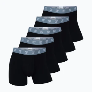 Bokserki męskie CR7 Basic Trunk 5 par 2329 black