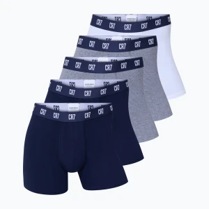 Bokserki męskie CR7 Basic Trunk 5 par 2336 multicolur