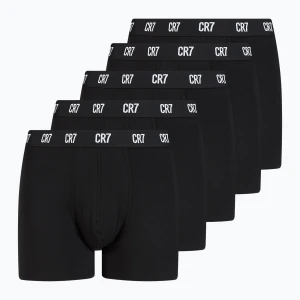 Bokserki męskie CR7 Basic Trunk 5 par black / white