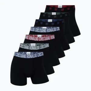 Bokserki męskie CR7 Basic Trunk 7 par 2810 black