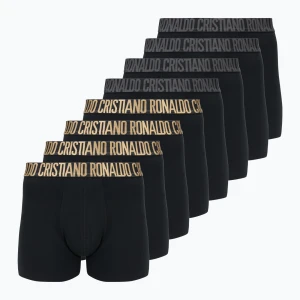 Bokserki męskie CR7 Basic Trunk 8 par black
