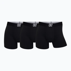 Bokserki męskie CR7 Trunk Airmesh 3 pack black