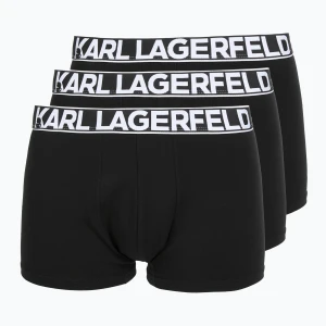 Bokserki męskie KARL LAGERFELD Bold Elastic Trunk 3 pary black
