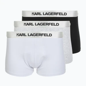 Bokserki męskie KARL LAGERFELD Elastic Trunk 3 pary black/white/grey