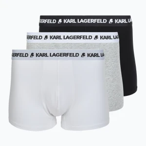 Bokserki męskie KARL LAGERFELD Logo Trunk 3 pary multicolor