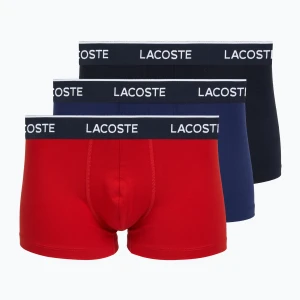 Bokserki męskie Lacoste 5H1300 3 pary navy blue/red/methylene Granatowy