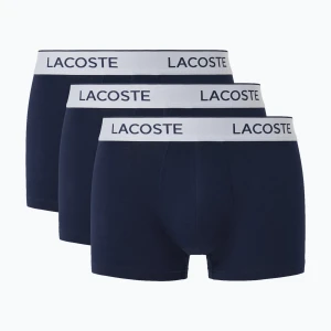 Bokserki męskie Lacoste 5H9002 3 pack navy blue Granatowy
