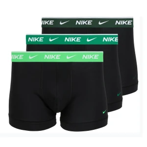 Bokserki męskie Nike Cotton Stretch Trunk 3 pack barley Czarny