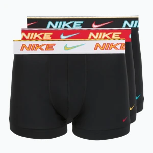 Bokserki męskie Nike Cotton Stretch Trunk 3 pack steel Grey Czerwony