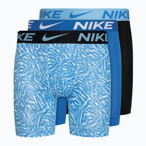 Bokserki męskie Nike Dri-FIT ADV Micro Brief 3 pary safari print/light photo blue/black