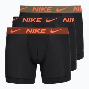 Bokserki męskie Nike Dri-Fit Essential Micro 3 pack fog Czarny
