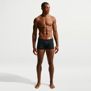 Bokserki męskie Nike Dri-FIT Essential Micro (3 pary) - Pomarańczowy