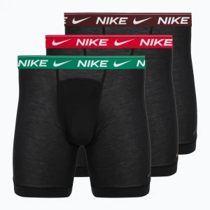 Bokserki męskie Nike Dri-FIT Ultra Comfort Long 3 pack gray Szary