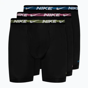 Bokserki męskie Nike Dri-FIT Ultra-Stretch Micro Brief 3 pary laser fuchsia/court blue/black