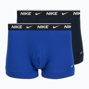 Bokserki męskie Nike Essential Cotton Stretch Trunk dark navy Czarny