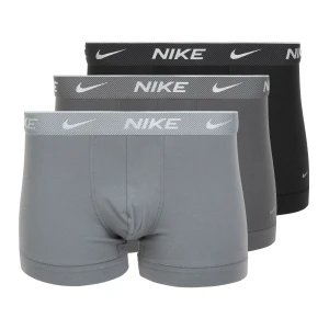 Bokserki męskie Nike Everyday Cotton Stretch Trunk 3 pary black/iron gry/cool grey high shine textured wb
