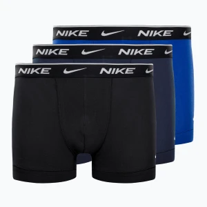 Bokserki męskie Nike Everyday Cotton Stretch Trunk 3 pary obsidian/game royal/black