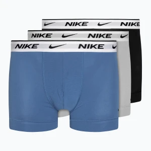 Bokserki męskie Nike Everyday Cotton Stretch Trunk 3 pary star blue/wolf grey/black white