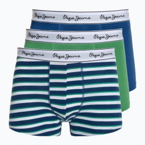 Bokserki męskie Pepe Jeans Mixed Stripes Tk 3 pary regal blue