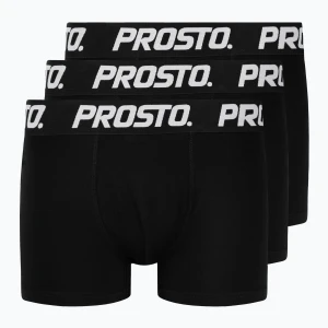 Bokserki męskie PROSTO Boxers 3 szt. black