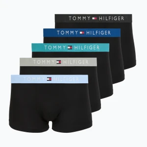 Bokserki męskie Tommy Hilfiger Trunk black / ant silver / ves blue / opu bl / haz te