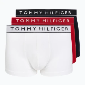 Bokserki męskie Tommy Hilfiger Trunk Dtm white / medium red / navy blue