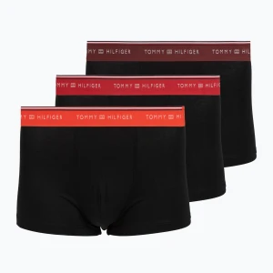 Bokserki męskie Tommy Hilfiger Trunk fire red / burgundy / medium red Czarny