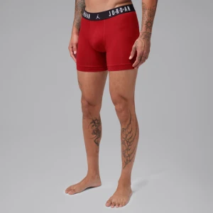 Bokserki męskie z bawełny Dri-FIT Jordan (5 par) - Czerwony